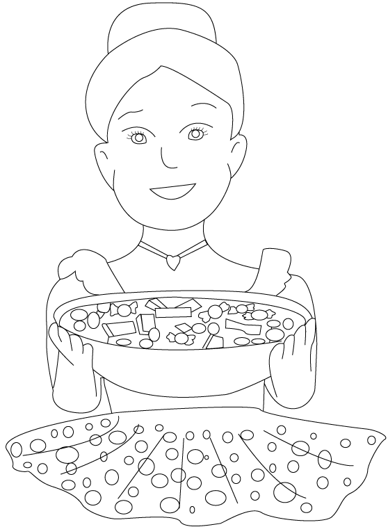 halloween candy coloring pages - photo #17