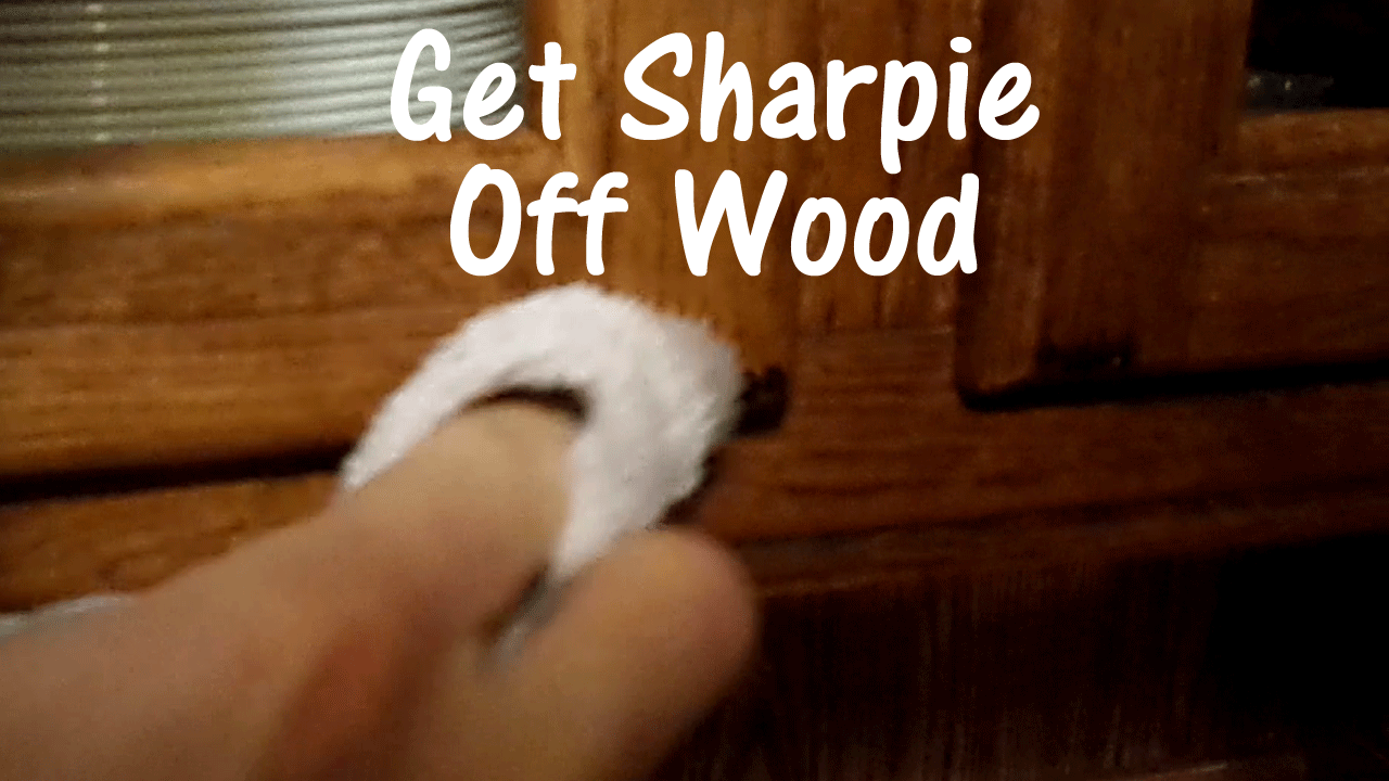 How to Get Permanent Marker Off Wood